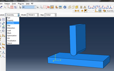 آموزش تغییر شکل ورق و جابجایی آن در اثر برخورد ضربه در آباکوس